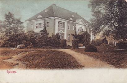 Das Gutshaus im Jahr ca. 1920