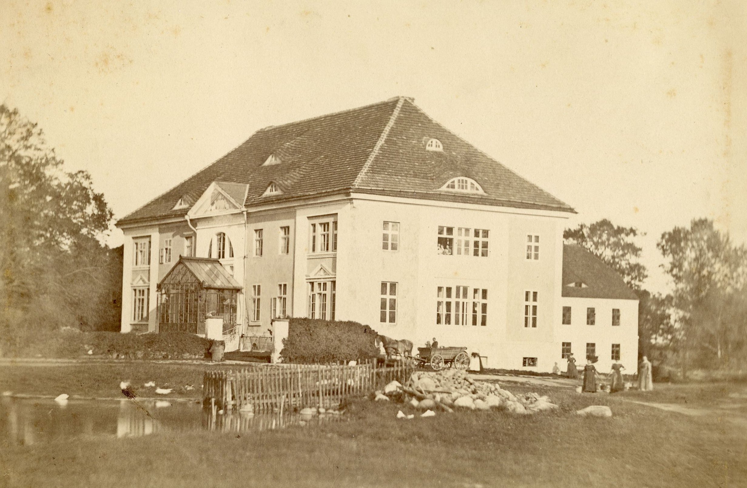 Das Gutshaus im Jahre 1914